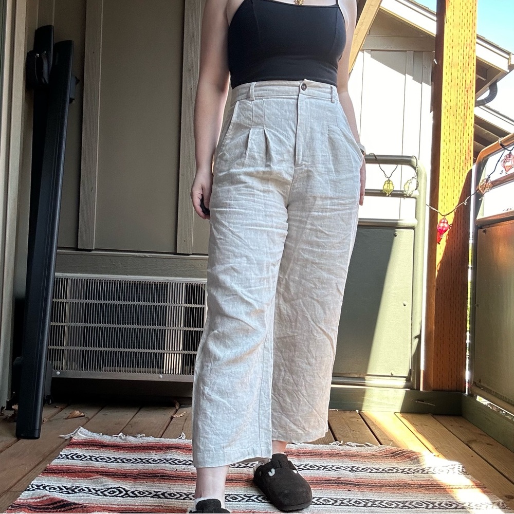 Reformation linen pants